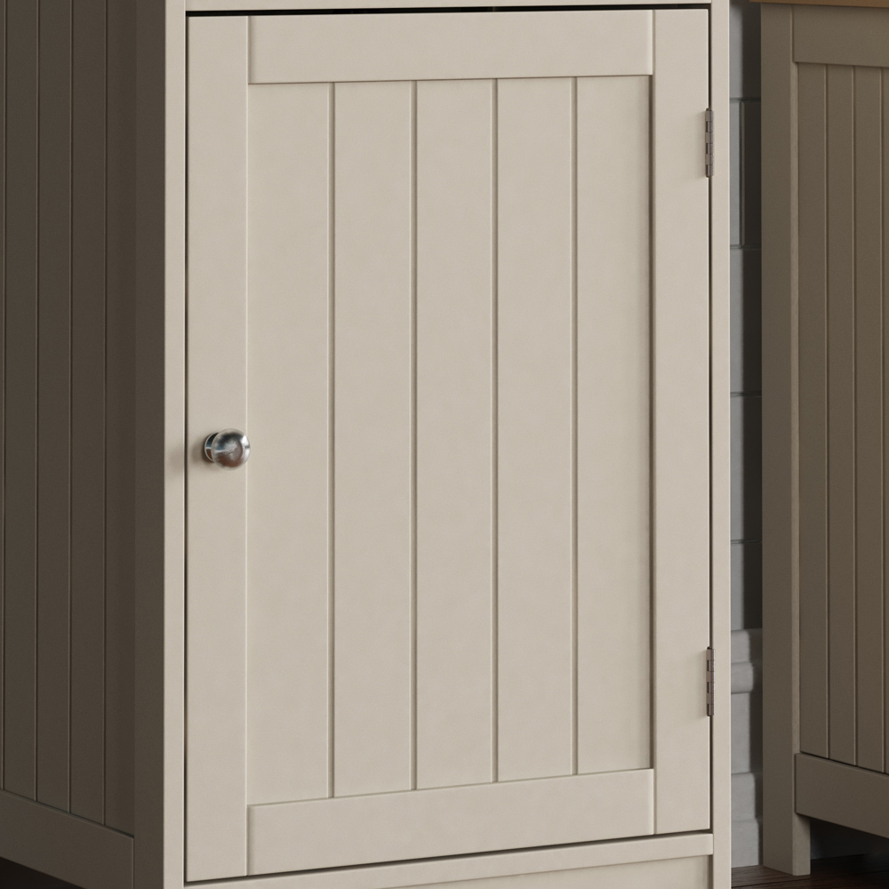 Bath Vida Priano Single Door Single Drawer Floor Cabinet Image 3