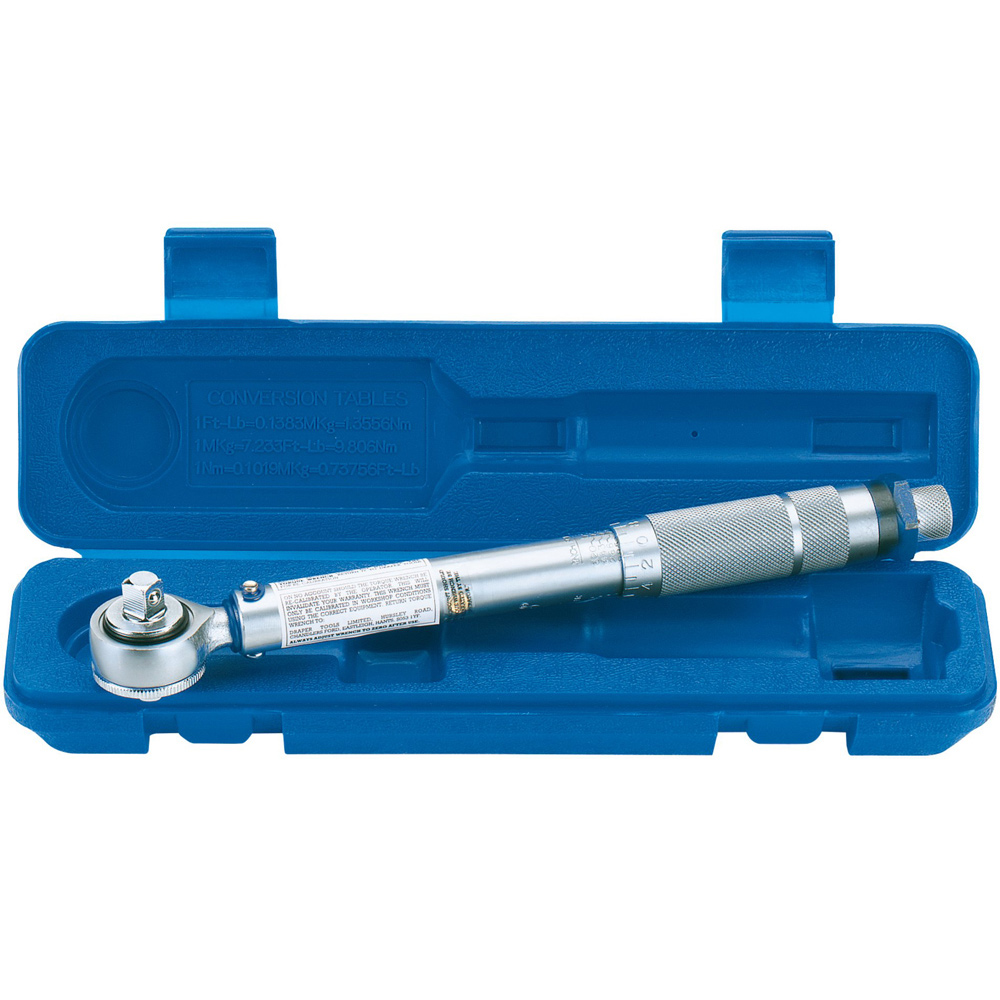 Draper 3/8 inch Square Drive Ratchet Torque Wrench Image 1