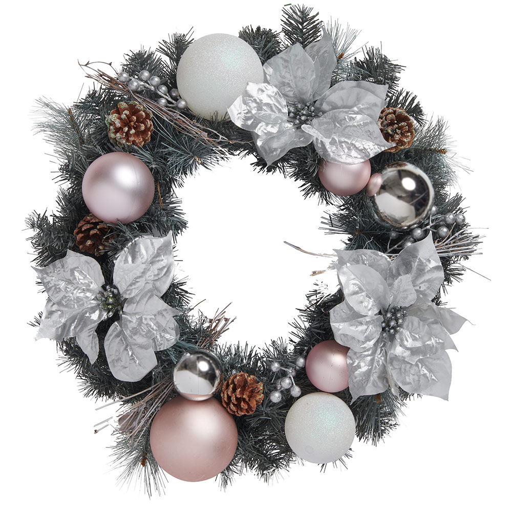 Wilko Luxe Make Your Own Wreath Pack Pink Image 2