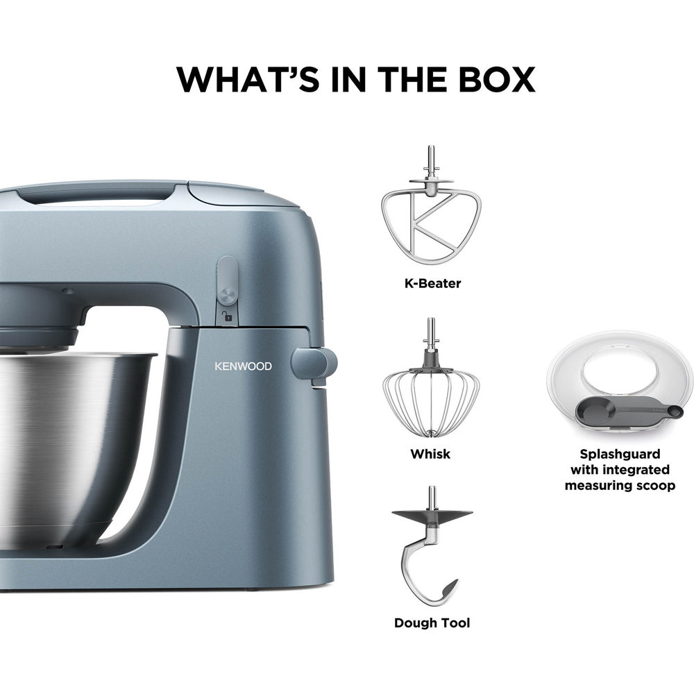 Kenwood KW0351 Storm Blue Go Stand Mixer 800W Image 3