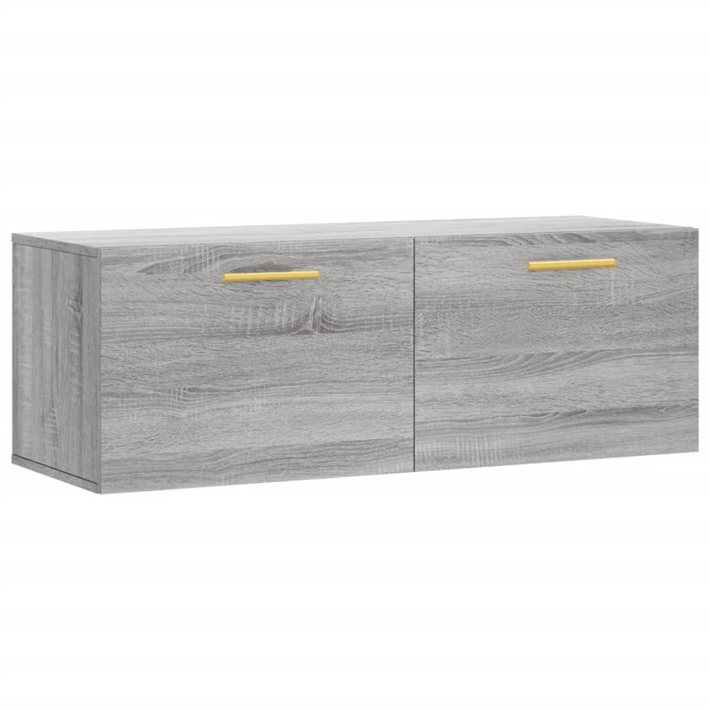 vidaXL 2 Door Grey Sonoma Wall Cabinet Image 2