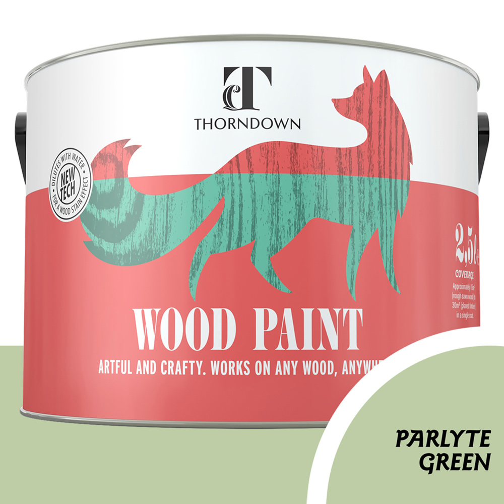 Thorndown Parlyte Green Satin Wood Paint 2.5L Image 3