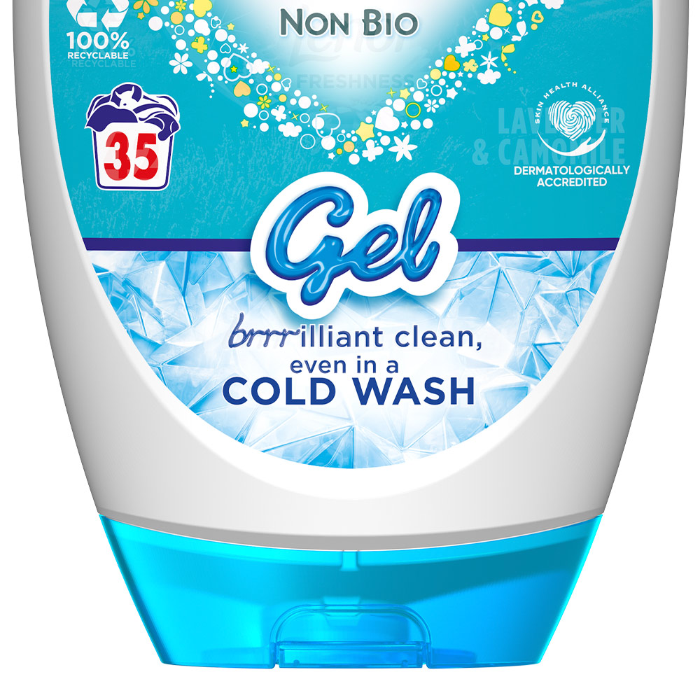 Fairy Non Bio Washing Liquid Detergent Gel 35 Washes 1.23L Image 3