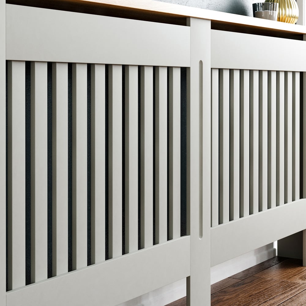 Vida Designs Arlington Olive Grey Radiator Cover XL Image 5