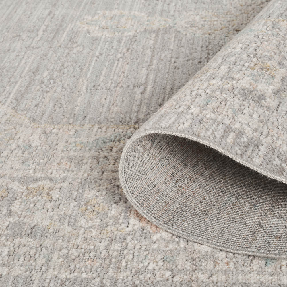 Desire Rugs Maia Grey Floral Non Slip Rug 200 x 300cm Image 4