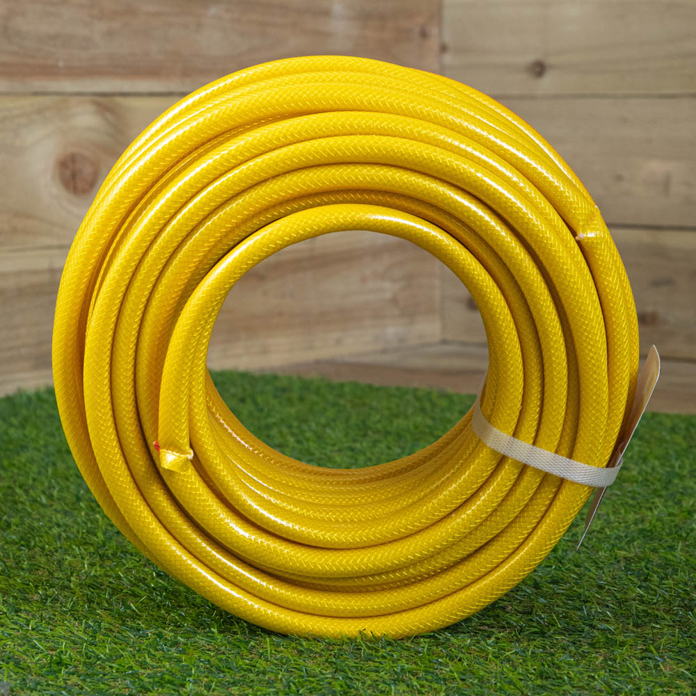 Garden Pro 30m Pro Gold Yellow Kink Resistant Reinforced Garden Hose Pipe Image 7