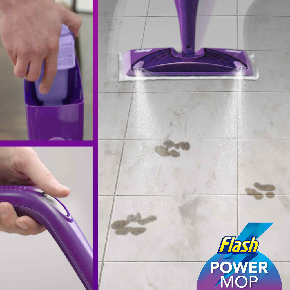 Flash PowerMop Lavender Floor Cleaner Refill 1.25L Image 7