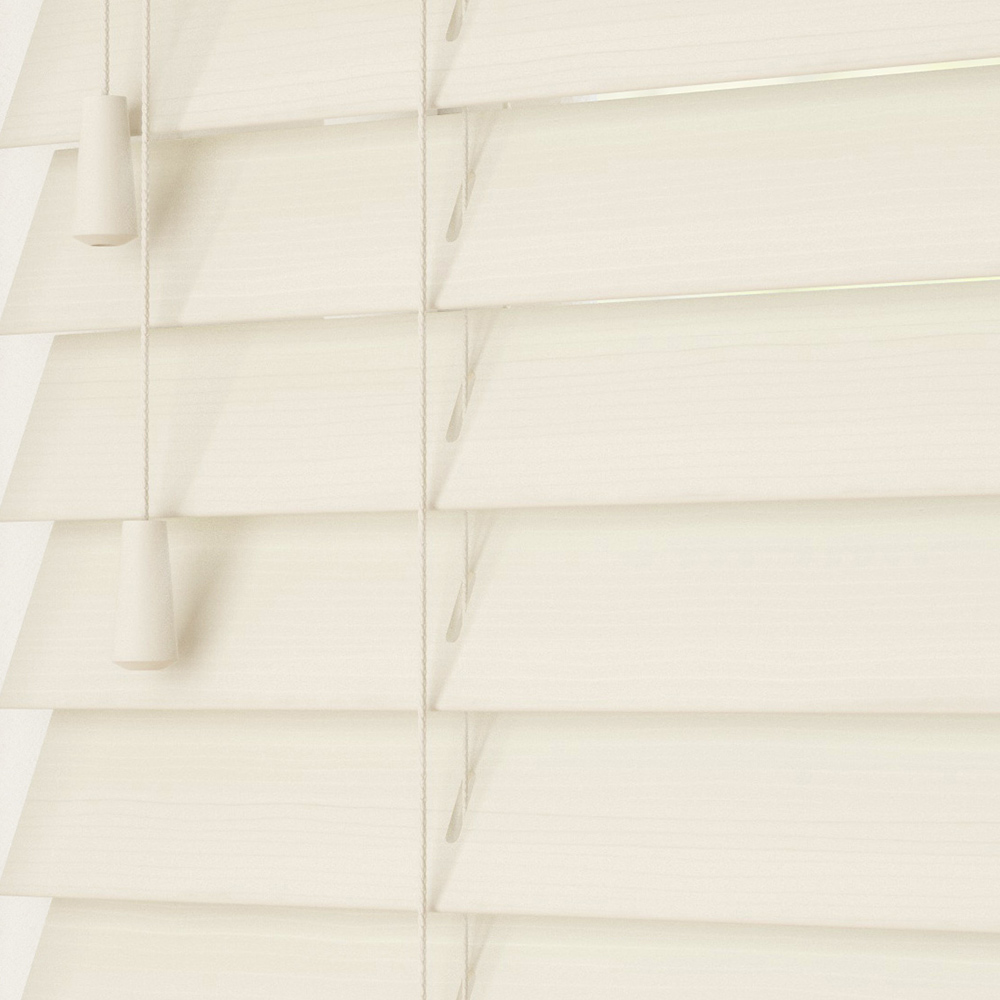 New Edge Blinds Grained Venetian Blinds Misty White 70cm Image 2