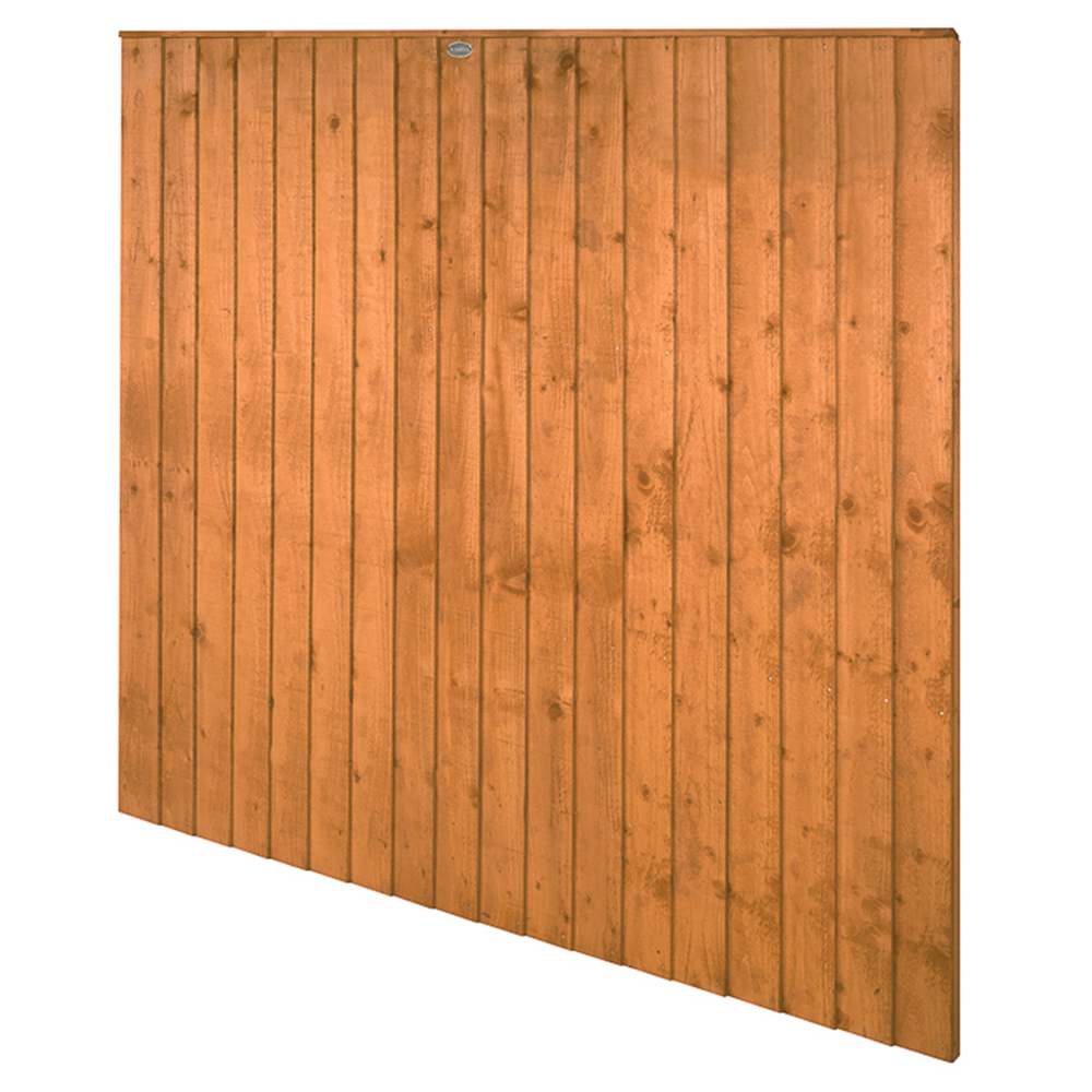 Forest Garden Brown Closeboard Panel 1.83 x 1.68m Image 2