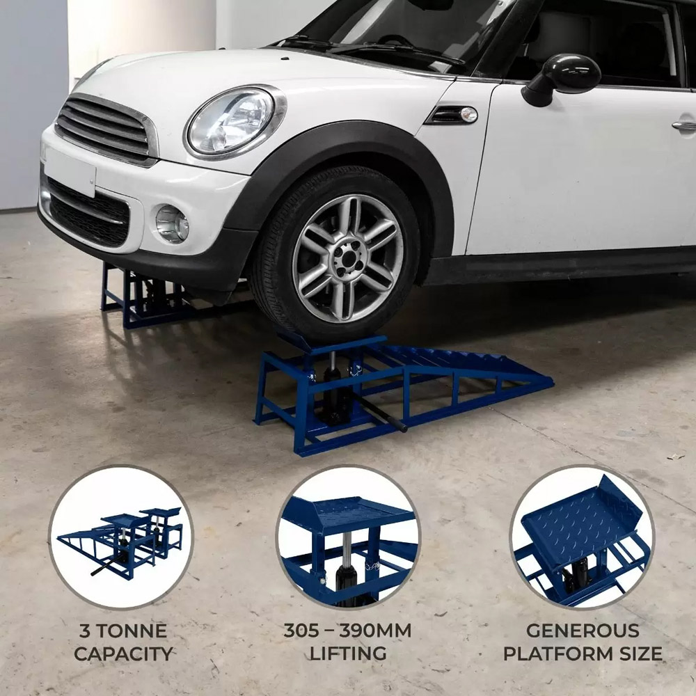 3 Tonne Hydraulic Car Ramps Image 5