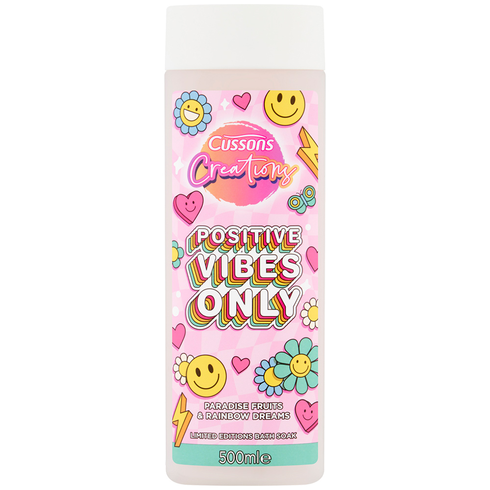 Cussons Creations Positive Vibes Only Bath Soak 500ml Image 1
