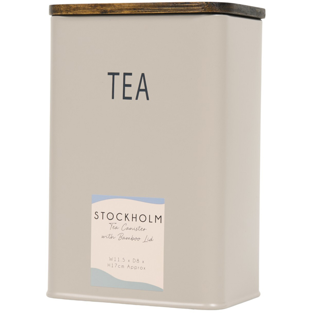 Stockholm Tea Canister with Bamboo Lid Image 3