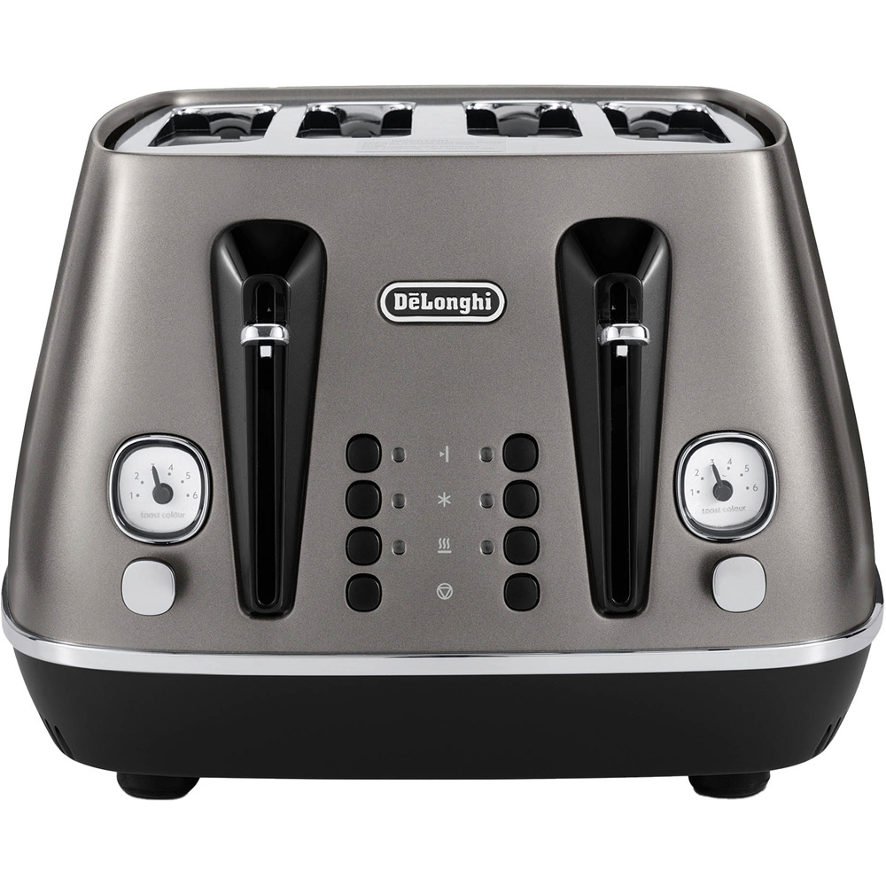 De'Longhi DL4314 Stainless Steel Distinta X 4 Slice Toaster Image 1