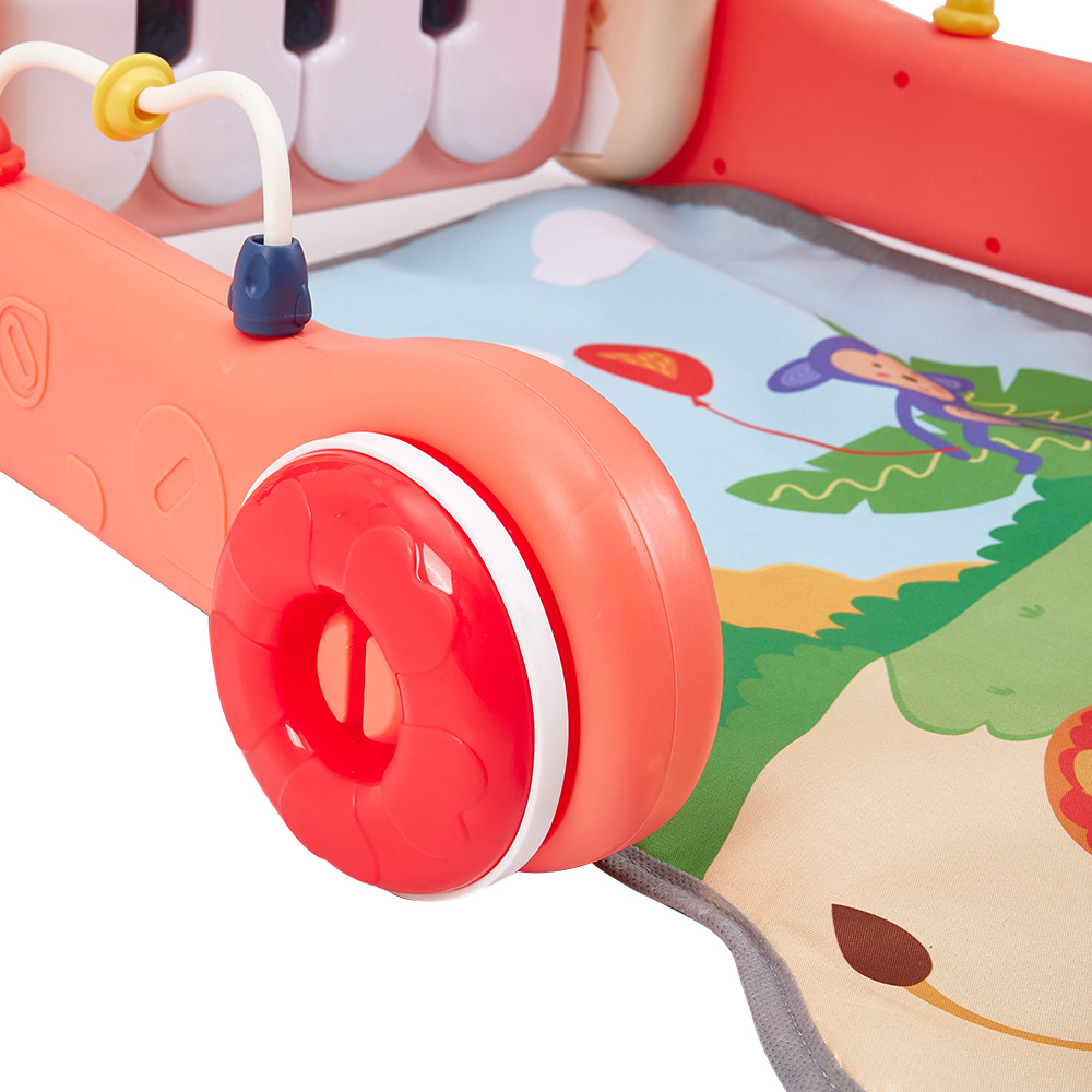 H&O Direct 2-in-1 Baby Play Mat with Walker and Piano Image 5