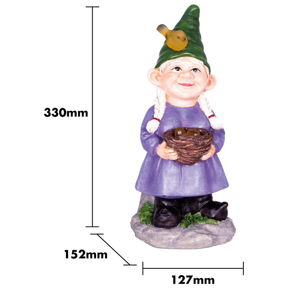 St Helens Female Gnome With Egg Basket Image 4