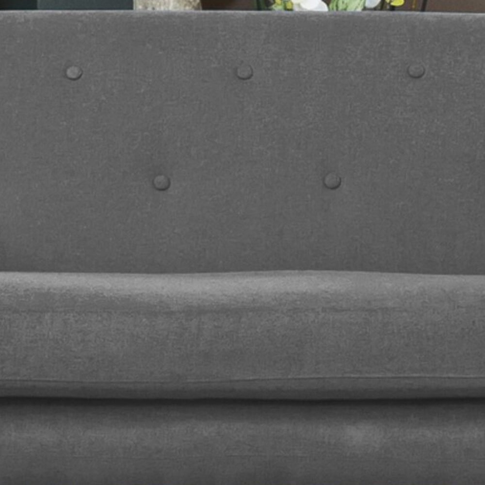 Lynwood 2 Seater Dark Grey Fabric Sofa Image 3