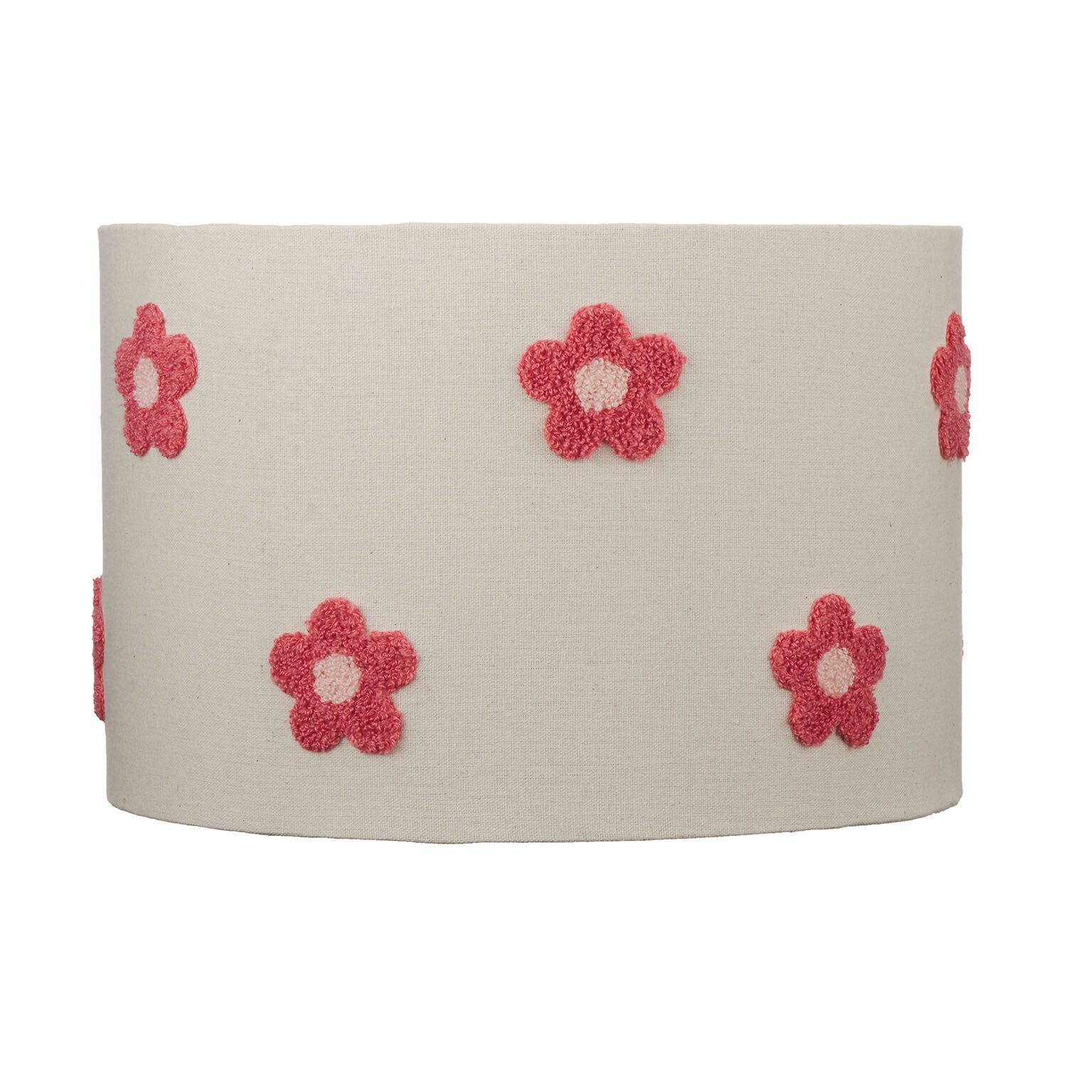 Embroidered Flower Shade - Pink Image 1