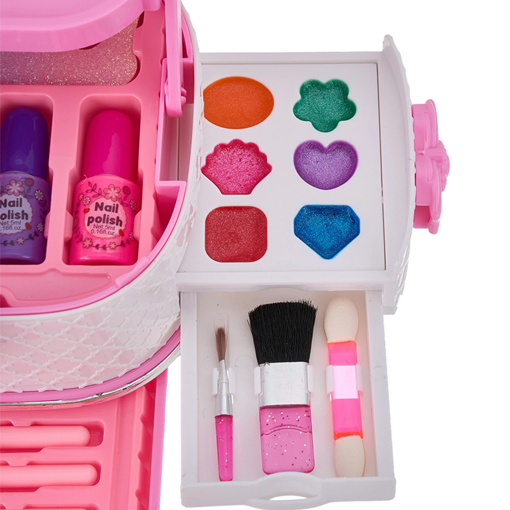 H&O Direct Kids 52 Piece Washable Pretend Makeup Set with Box Image 5