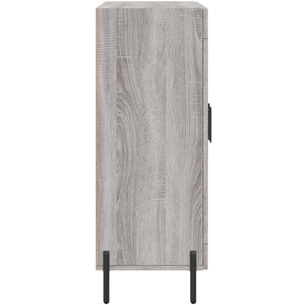 vidaXL 2 Door Grey Sonoma Wooden Sideboard Image 7