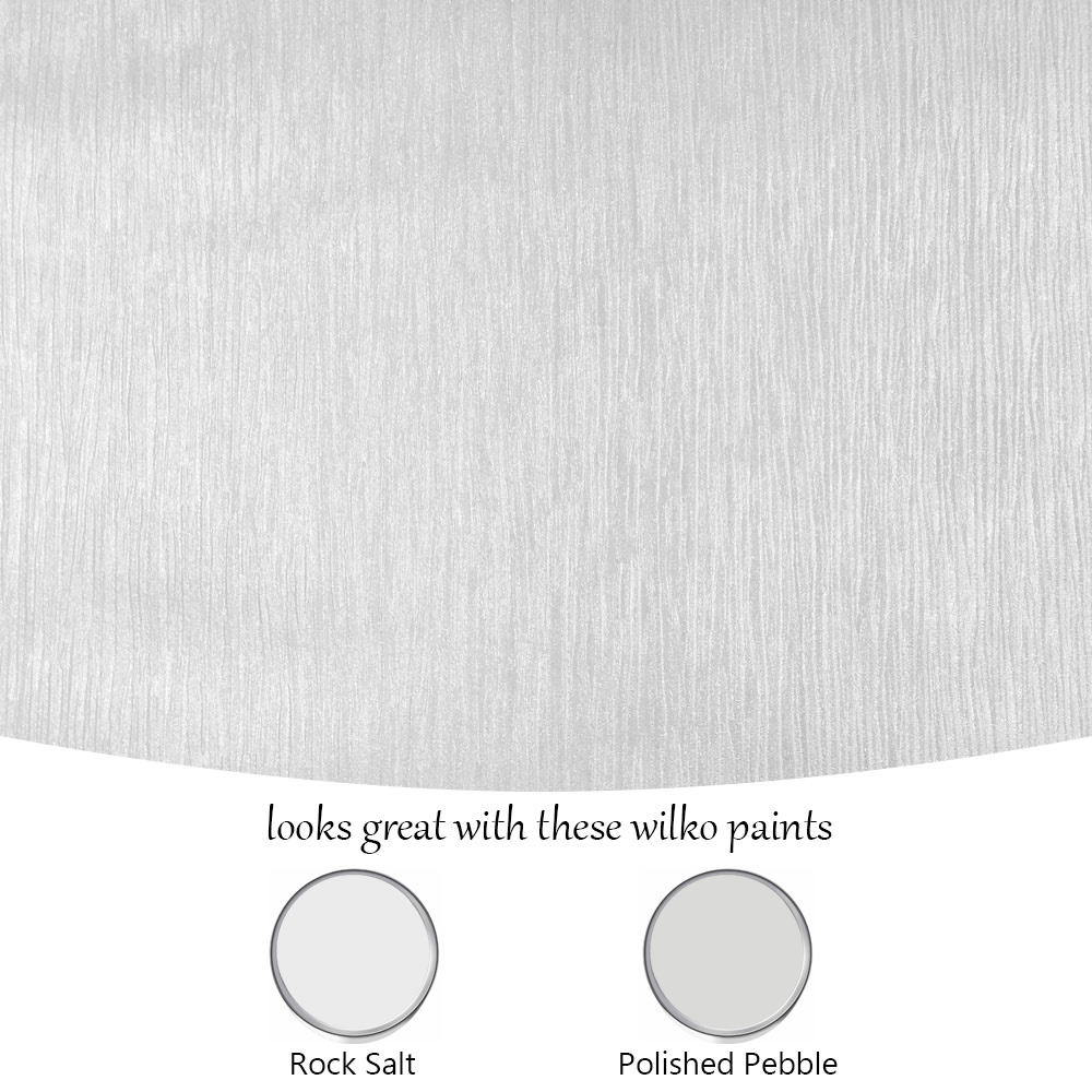 Muriva Lustre White Textured Wallpaper Image 4