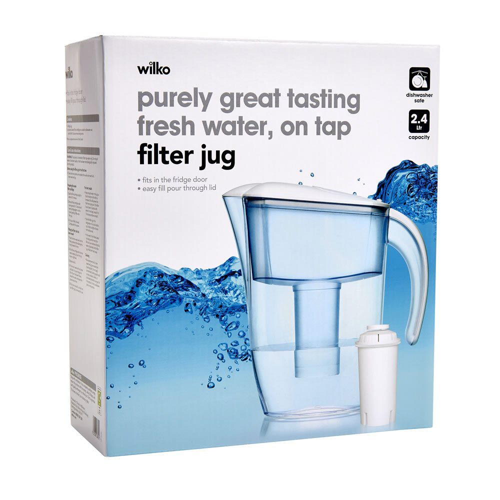 Wilko Water Filter Jug 2.4 Litre Wilko