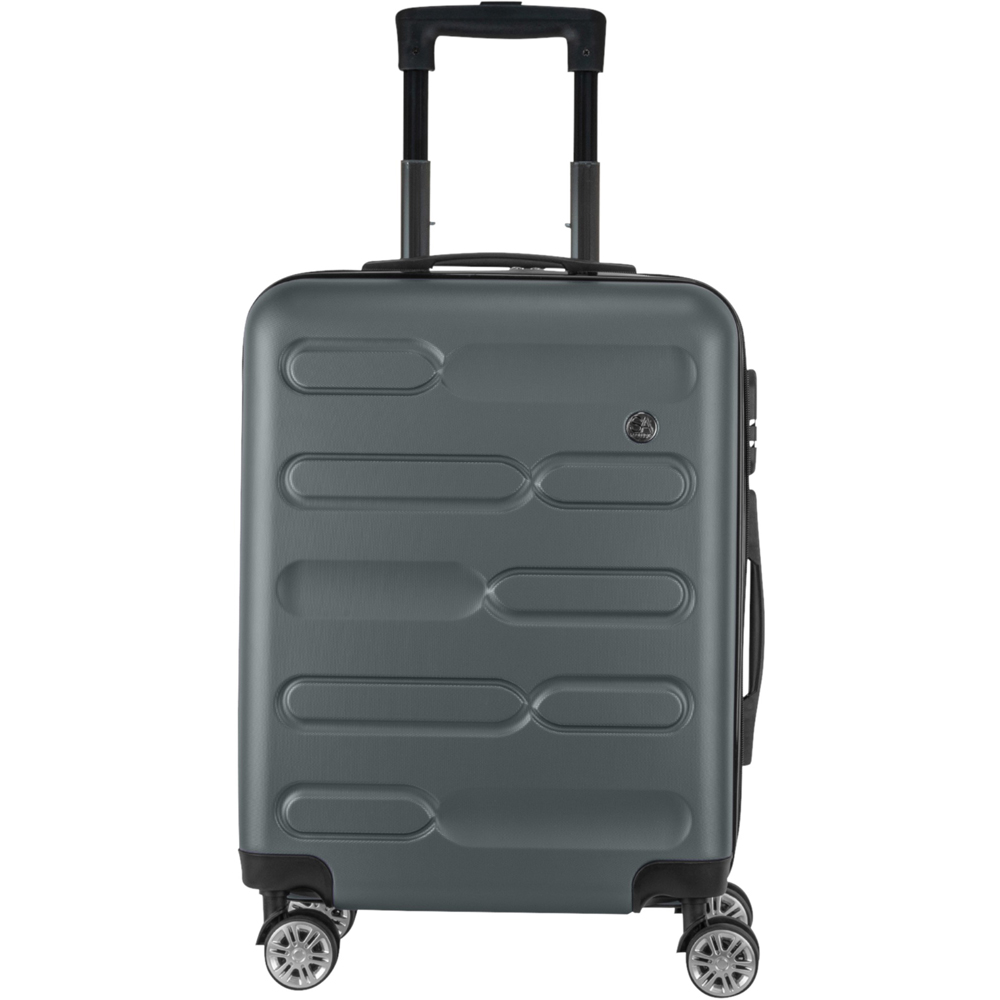 SA Products Grey Carry On Cabin Suitcase 55cm Image 8