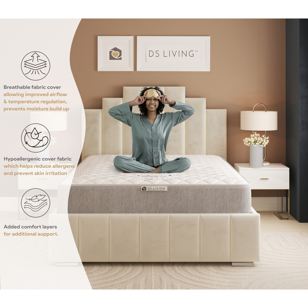 DS Living Endure Super King Size Bonnell Spring Mattress with Comfort Layers Image 6
