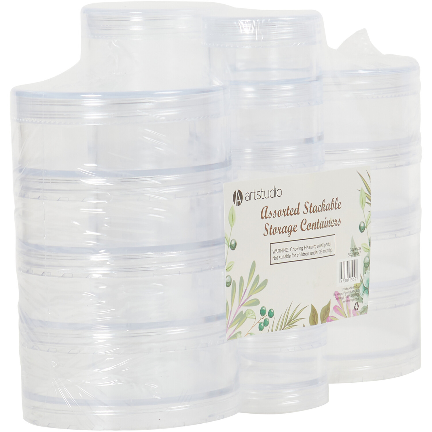 Assorted Stackable Storage Containers Image 2