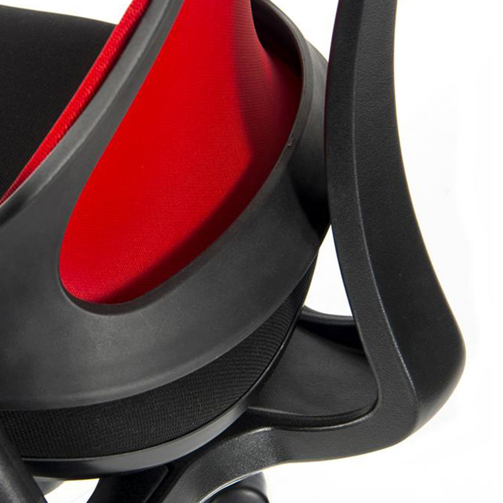 Teknik Office Rapport Mesh Desk Chair Red Image 9