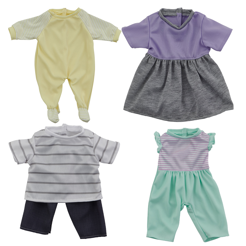 Wilko 4 Piece Doll Outfit Set Image 1