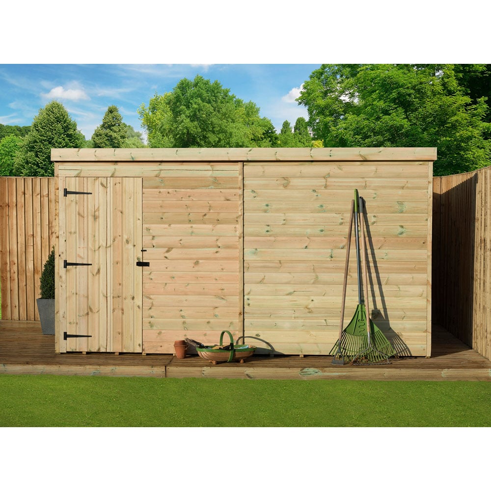 Empire Sheds 1000 8 x 7ft Tongue and Groove Pent Garden Shed Image 3