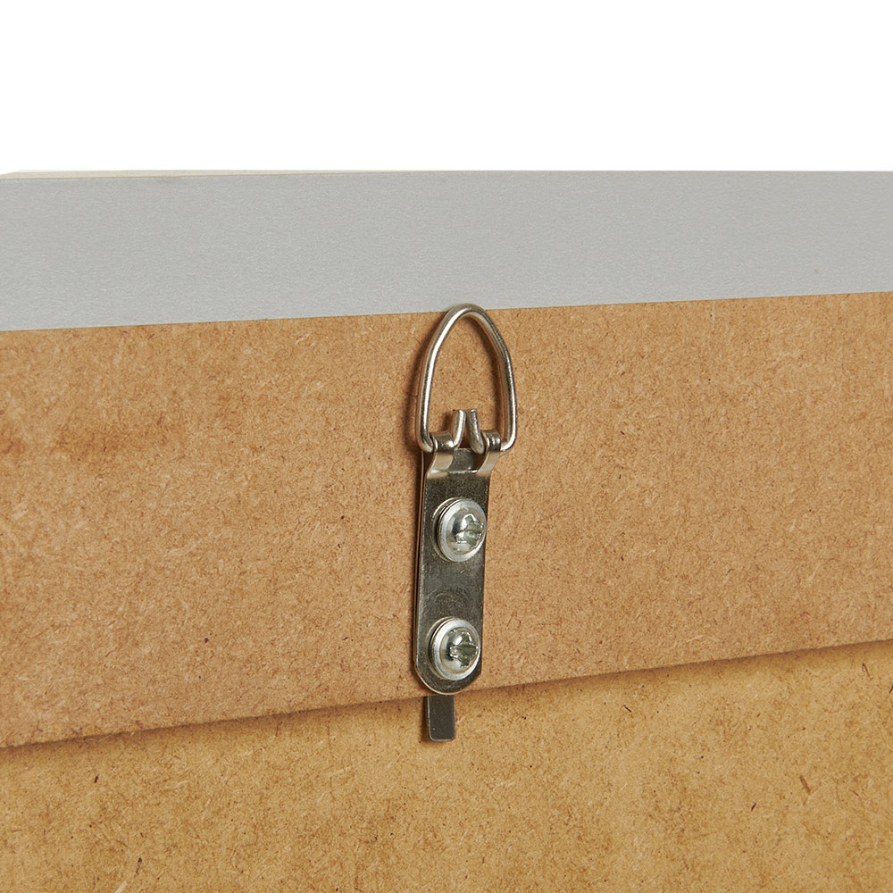 Wilko Grey Full Length Groove Mirror 134 x 43cm Wilko