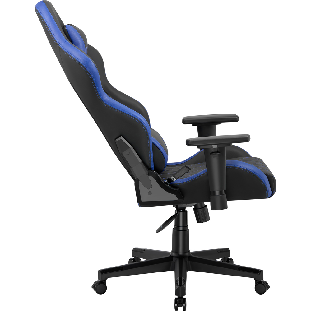 TTAP Monaco Black and Blue Faux Leather Swivel Gaming Chair Image 5