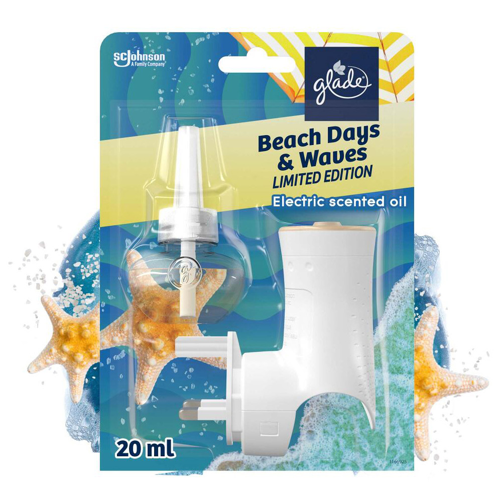 Glade Beach Days and Waves Electrical Plug Diffuser 20ml Wilko