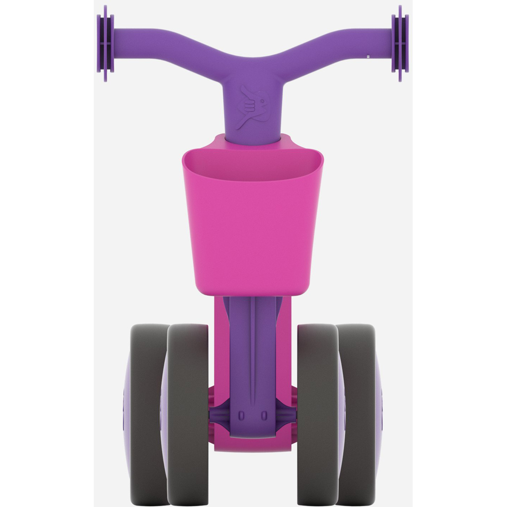 Chillafish ItsiBitsi Fuchsia Ride On with Play Blocks and Storage Basket Image 5