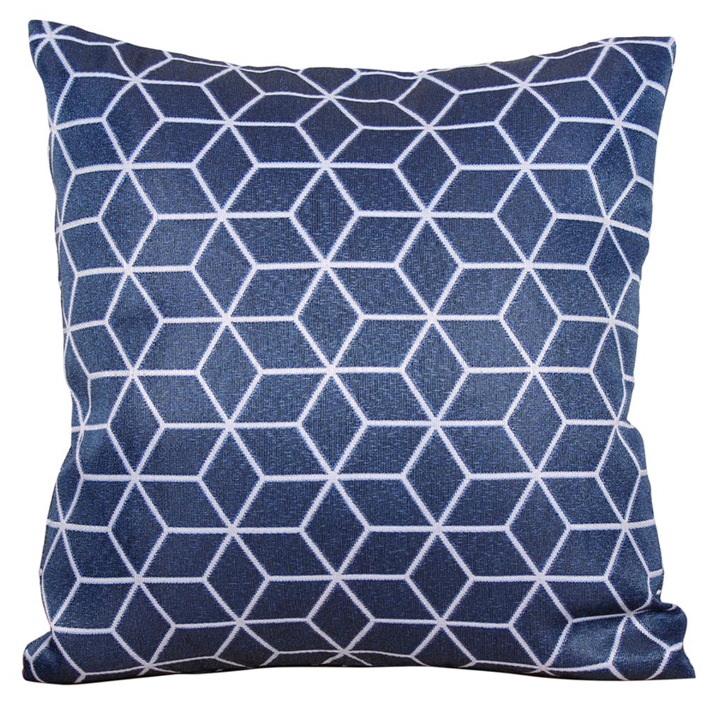 Amir Blue Geometric Scatter Cushion 45 x 45cm 2 Pack Image 1