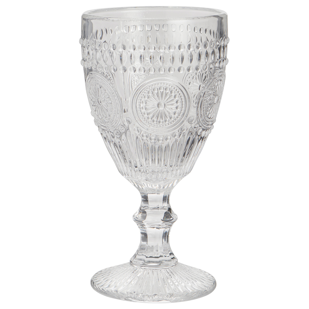 Wilko Stamped Wine Glass Wilko
