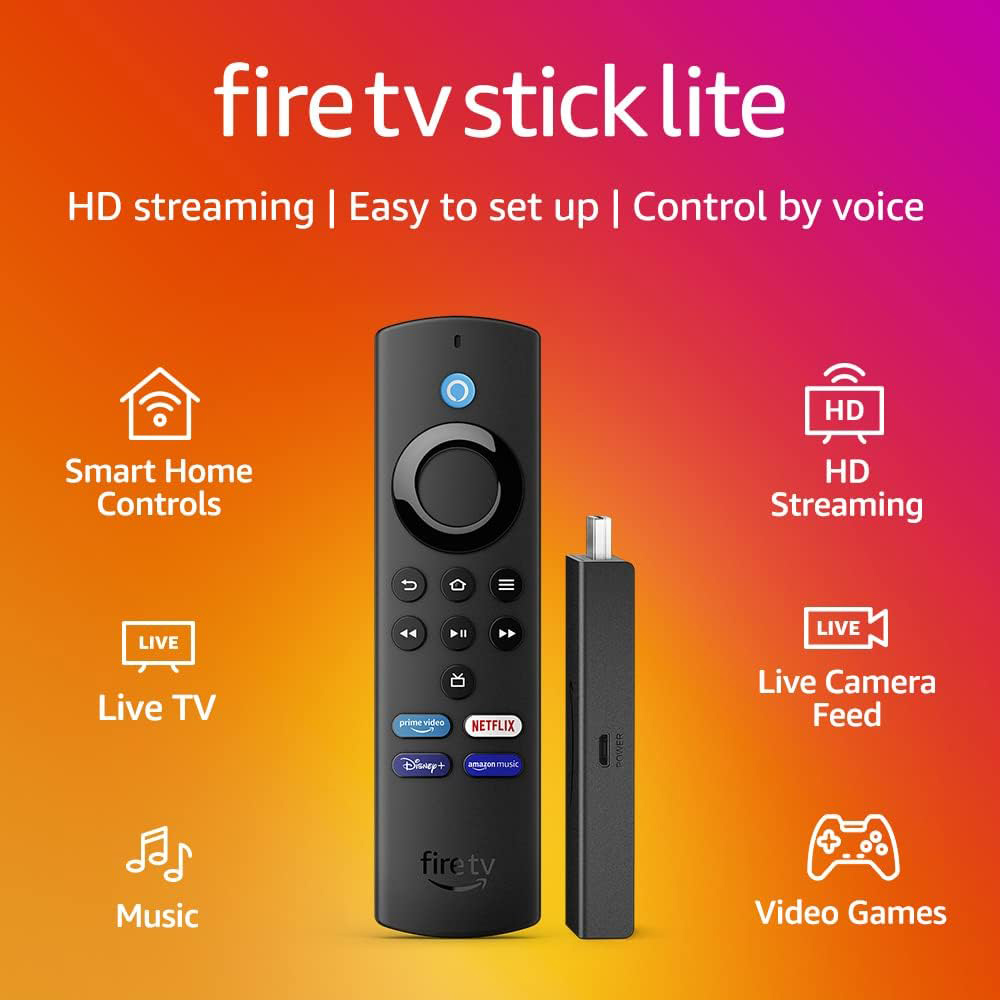 Amazon Fire TV Stick Lite with Alexa Voice Remote Image 2