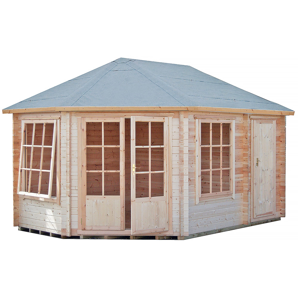 Shire Rowney 10 x 14ft Log Cabin Image 1