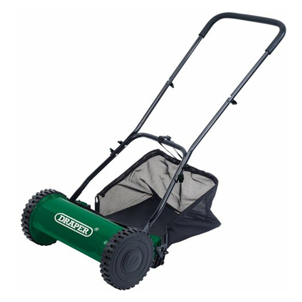 Draper 38cm Hand Lawn Mower Image 1