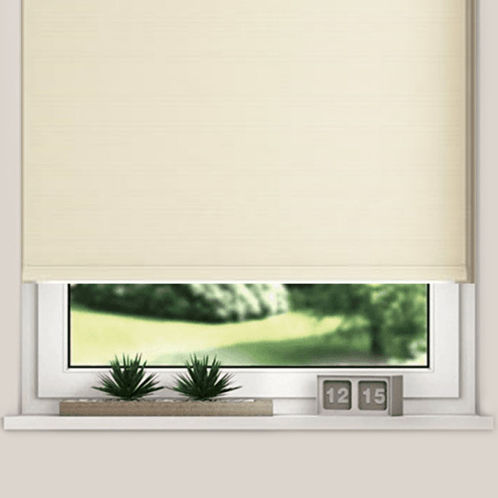New Edge Blinds Blackout Roller Blinds Oyster 85cm Image 3