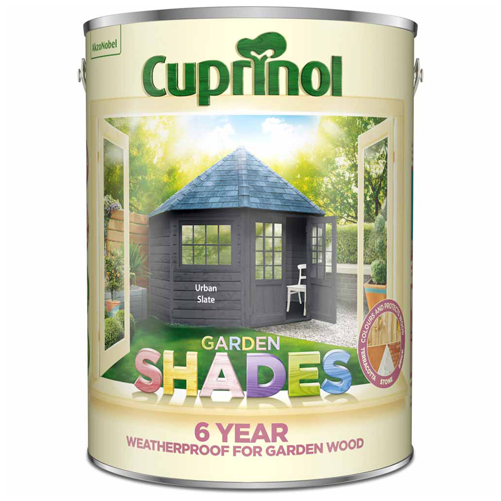Cuprinol Garden Shades Urban Slate Exterior Paint 5L Image 2