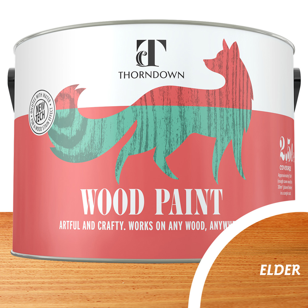 Thorndown Elder Satin Wood Paint 2.5L Image 3