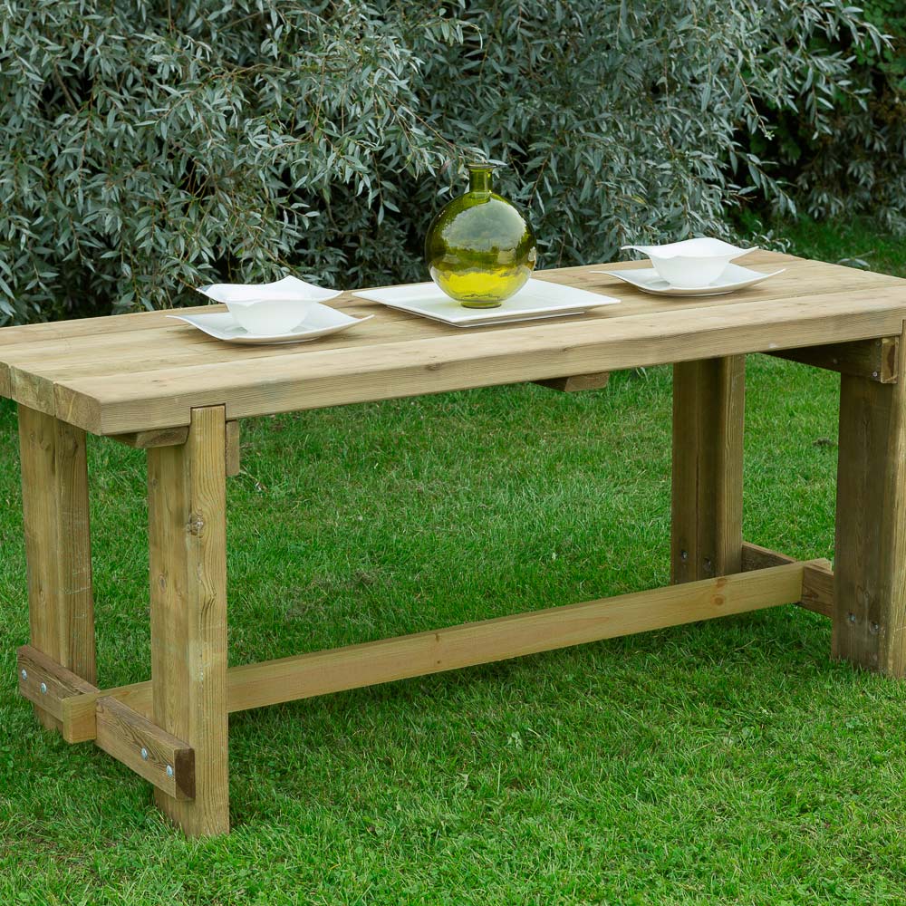 Forest Garden Refectory Table 1.8m Image 3