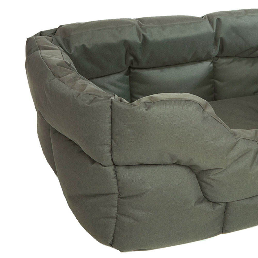 P&L Large Green Heavy Duty Dog Bed Image 2