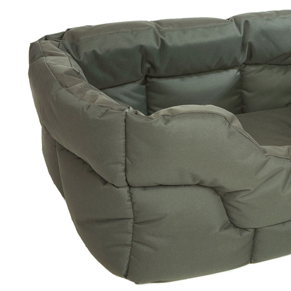 P&L Medium Green Heavy Duty Dog Bed Image 2