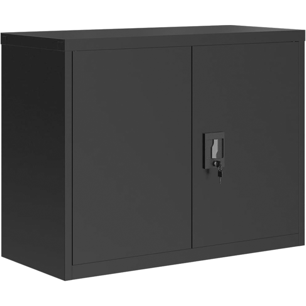 vidaXL 4 Door Black Steel Tall File Cabinet Image 7