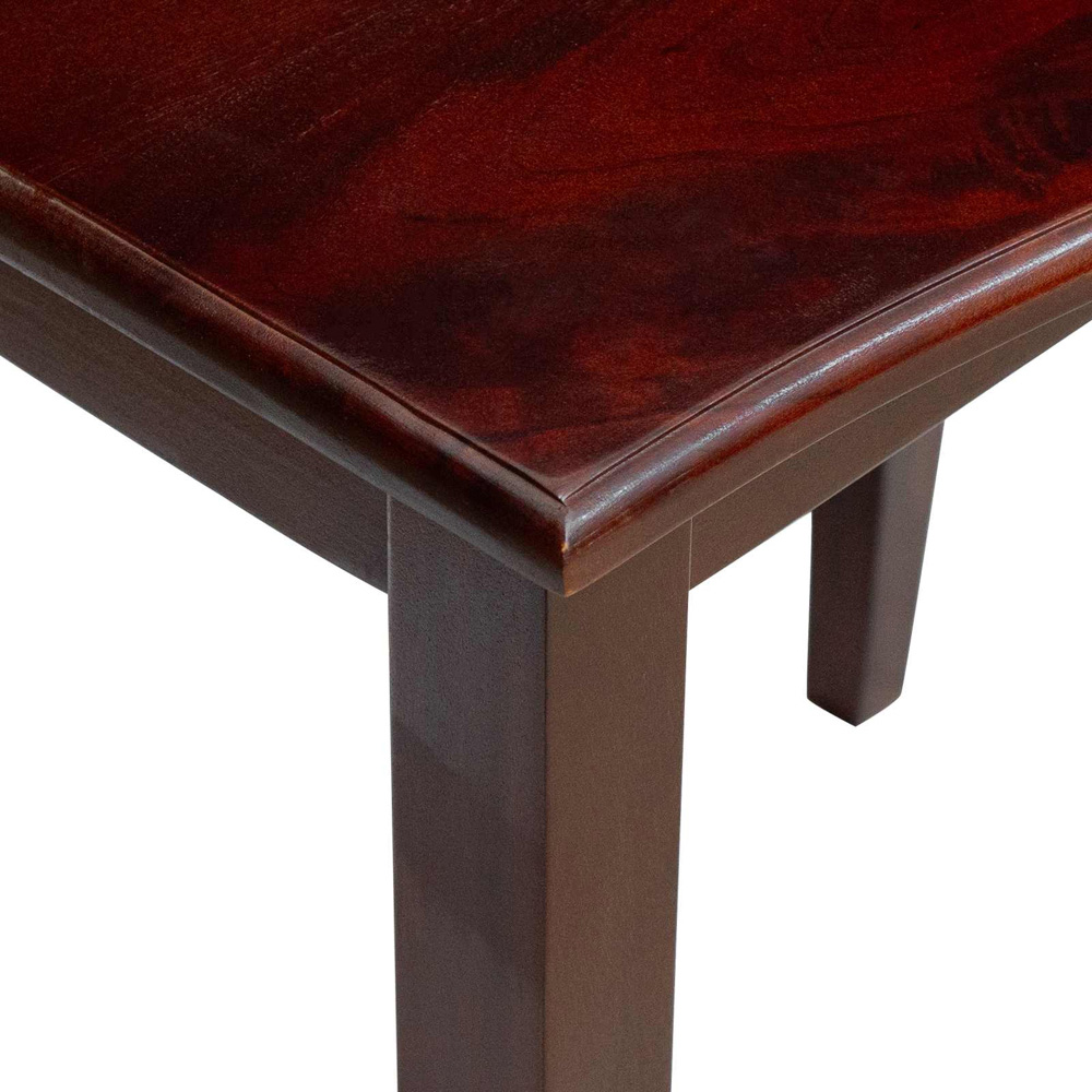 vidaXL Brown Solid Mahogany Wood Nest of Tables Set of 3 Image 5