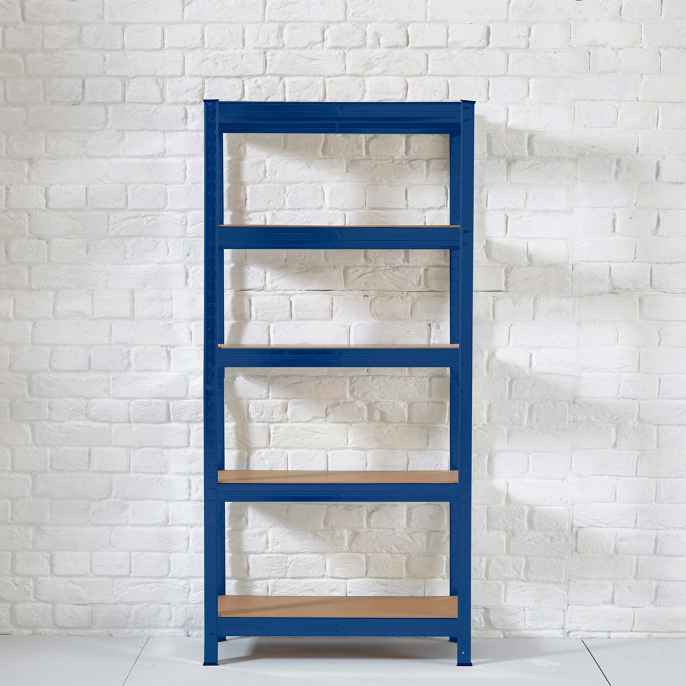 Neo Blue 5 Tier Garage Shelving Racking Wilko