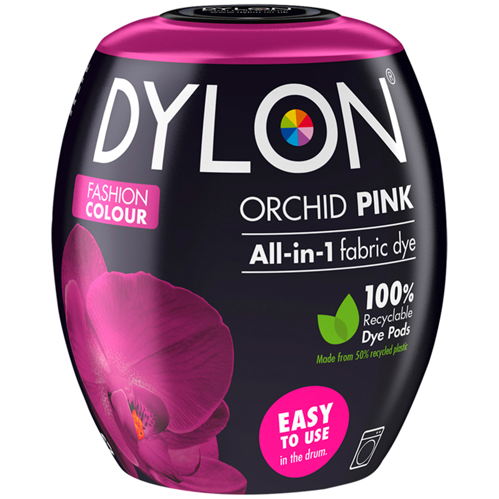 Dylon Orchid Pink All-in-1 Fabric Dye 350g Image